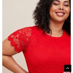 Red Lace Dress